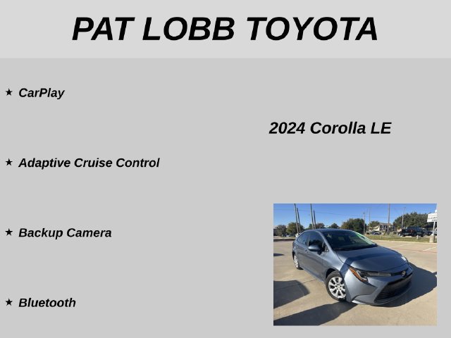 Certified 2024 Toyota Corolla LE FWD image 15