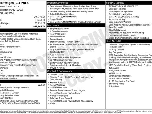 Certified 2022 Volkswagen ID.4 Pro S RWD image 3