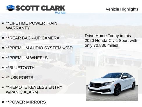 Used 2020 Honda Civic Sport image 11