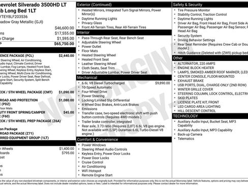 Used 2020 Chevrolet Silverado 3500 LT w/ Convenience Package AWD/4WD image 15