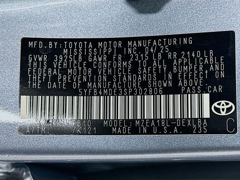Certified 2025 Toyota Corolla LE FWD image 30