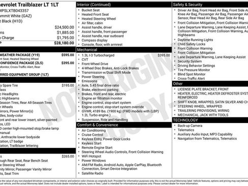 Used 2026 Chevrolet TrailBlazer LT w/ LT Cold Weather Package FWD image 2