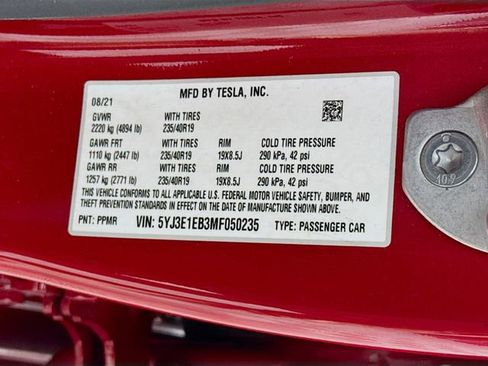 Used 2021 Tesla Model 3 Long Range image 36