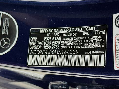 Certified 2017 Mercedes-Benz E 300 E 300 image 36