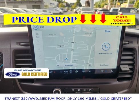 Certified 2024 Ford Transit 350 148 Medium Roof AWD w/ Upfitter Package image 17