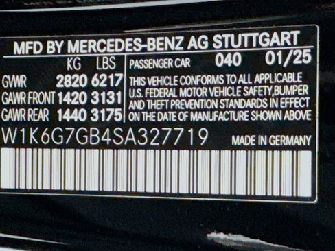 New 2025 Mercedes-Benz S 580 4MATIC Sedan image 24