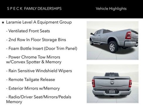 Used 2021 RAM 3500 Laramie AWD/4WD image 16