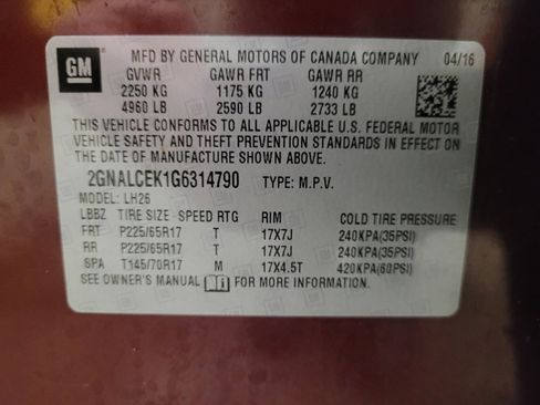 Used 2016 Chevrolet Equinox LT w/ Convenience Package image 33