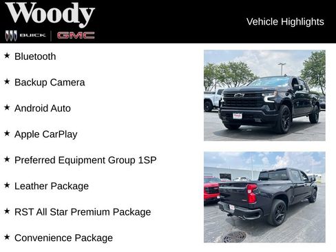 Certified 2023 Chevrolet Silverado 1500 RST w/ RST All Star Premium Package AWD/4WD image 3
