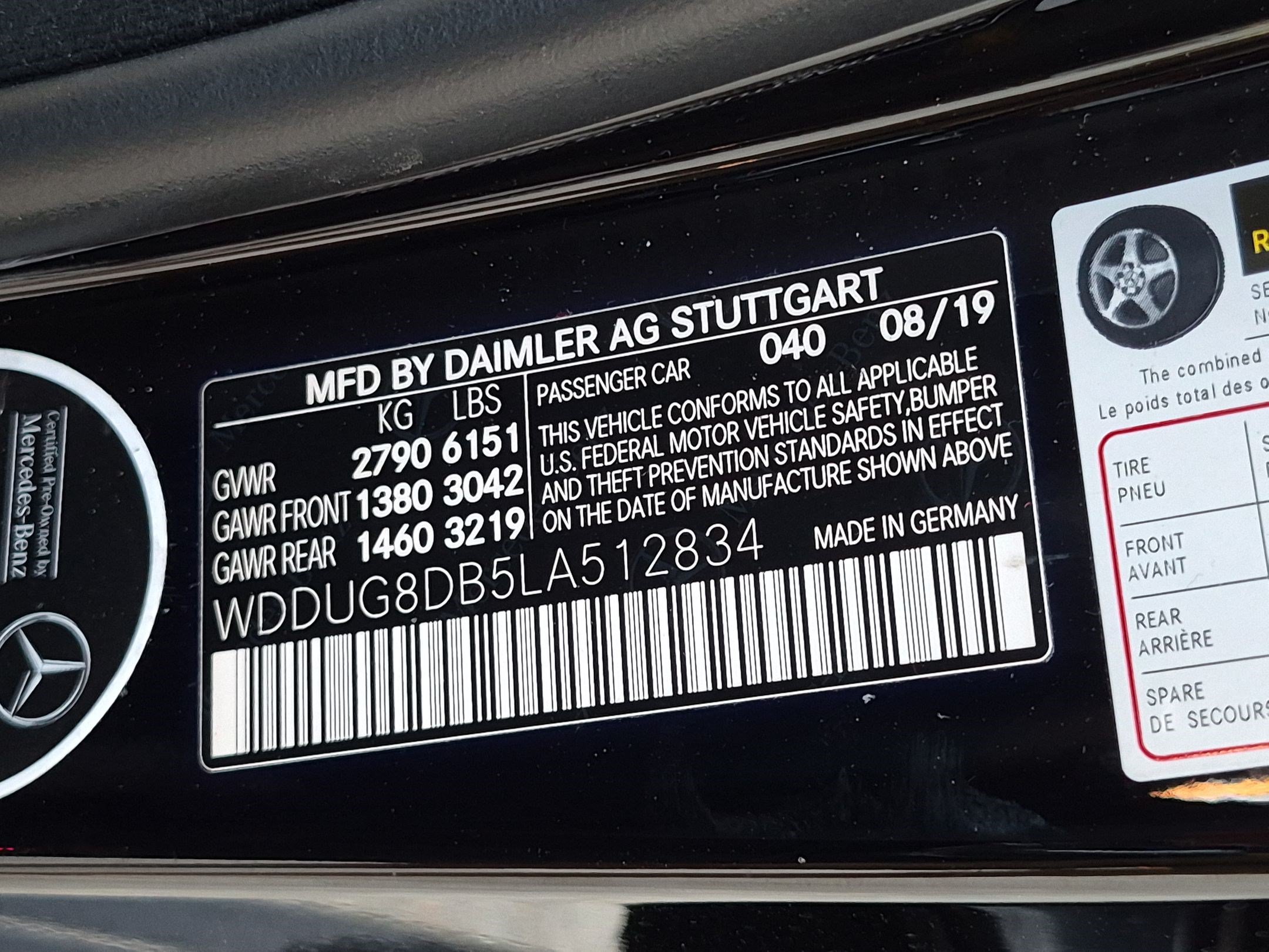 Certified 2020 Mercedes-Benz S 560 Sedan image 23