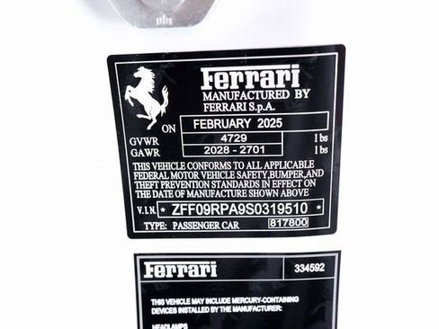 Certified 2025 Ferrari Roma Spider RWD image 64