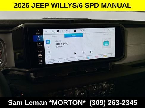 New 2026 Jeep Wrangler Willys image 14