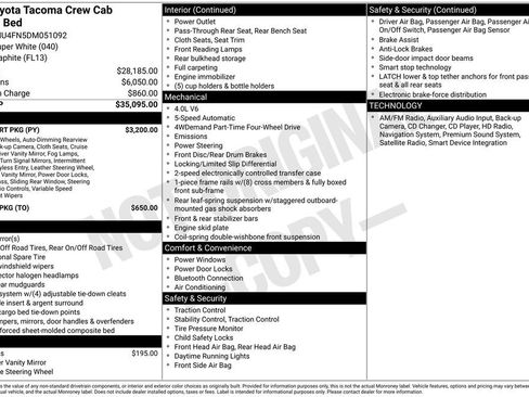 Used 2013 Toyota Tacoma 4x4 Double Cab w/ TRD Sport Pkg image 37