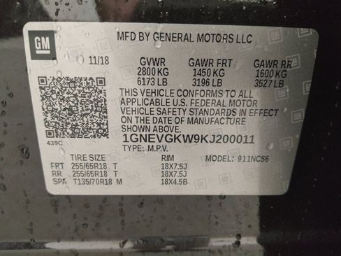 Used 2019 Chevrolet Traverse LT w/ LPO, Floor Liner Package AWD/4WD image 33