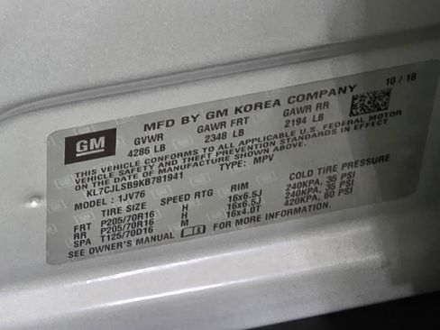 Used 2019 Chevrolet Trax LT w/ LT Convenience Package image 35