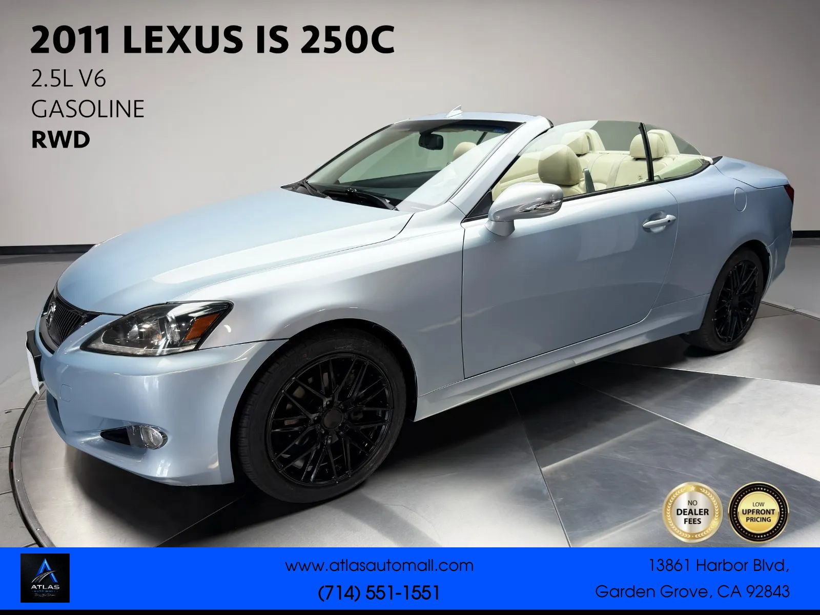 Used 2011 Lexus IS 250C RWD image 1