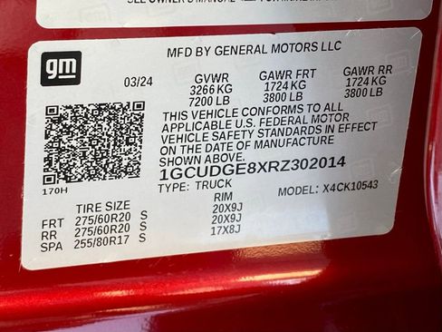 Used 2024 Chevrolet Silverado 1500 LTZ w/ LTZ Premium Package AWD/4WD image 33