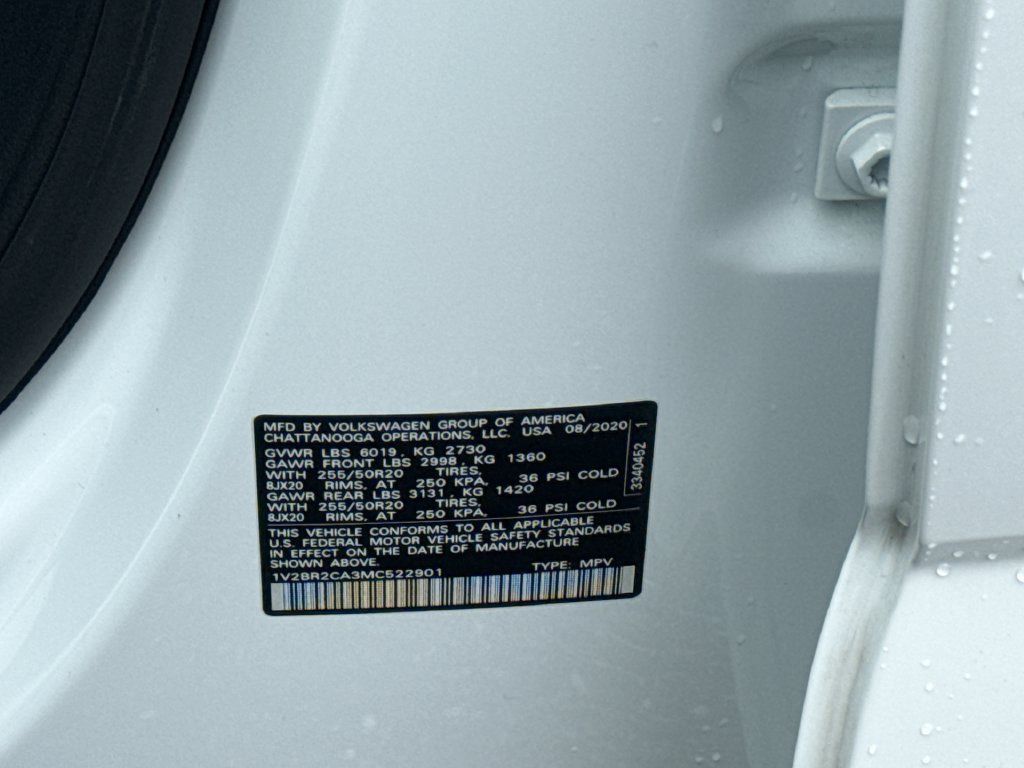 Used 2021 Volkswagen Atlas SEL AWD/4WD image 27