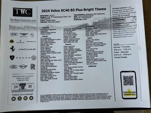 Used 2024 Volvo XC40 B5 Plus w/ Climate Package AWD/4WD image 46