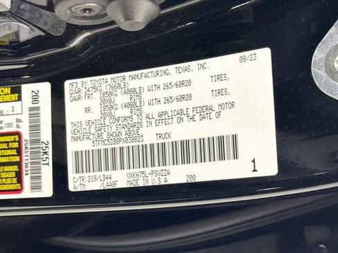 Used 2023 Toyota Tundra 1794 Edition AWD/4WD image 33