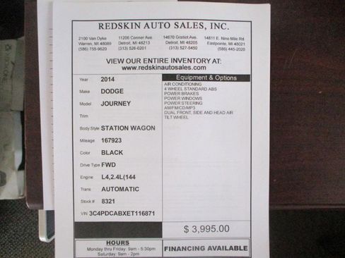 Used 2014 Dodge Journey American Value Package w/ Flexible Seating Group image 16