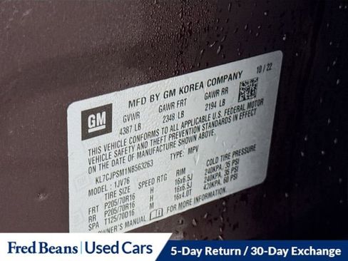 Used 2022 Chevrolet Trax LT w/ Driver Confidence Package image 30