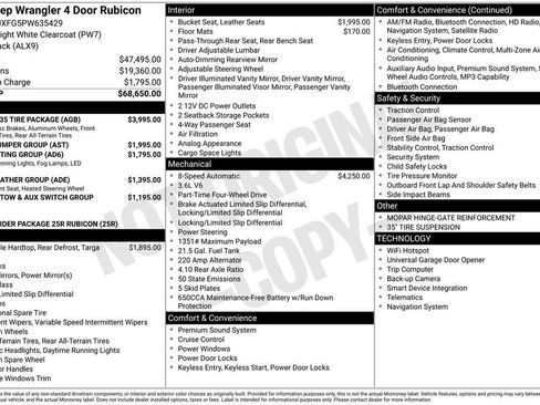 Used 2023 Jeep Wrangler Unlimited Rubicon w/ Xtreme 35 Tire Package AWD/4WD image 3