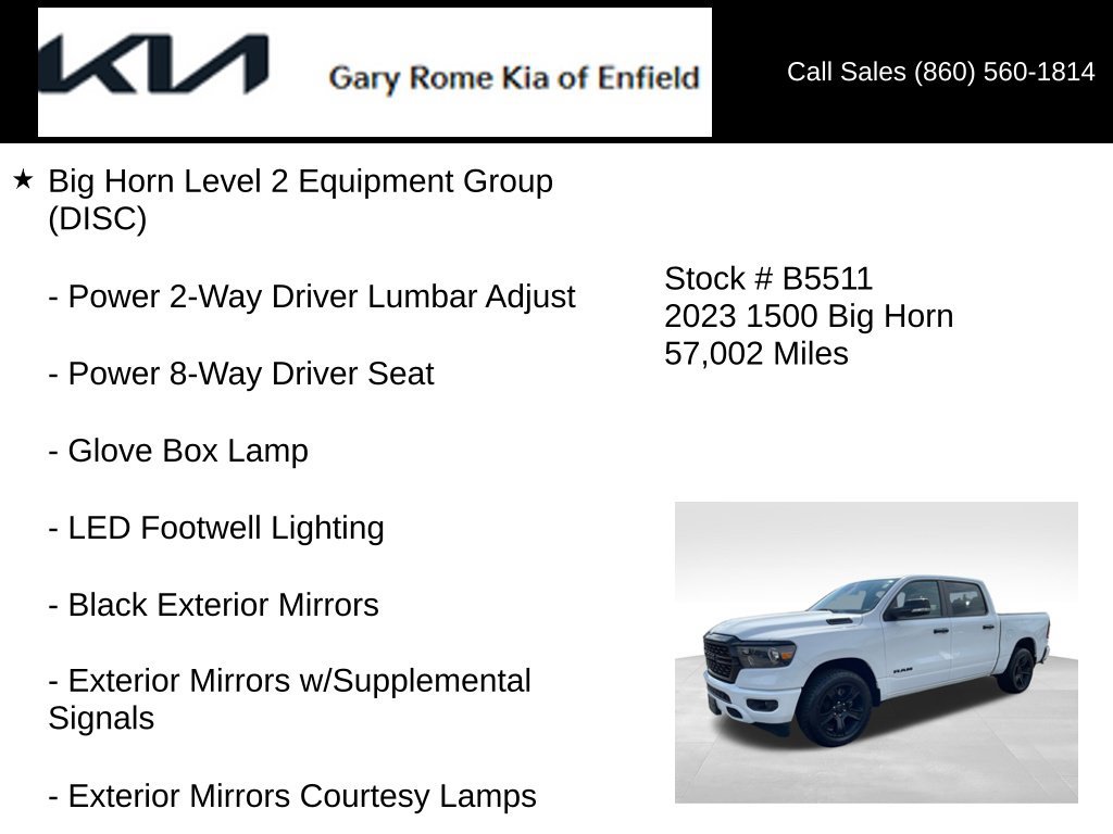 Used 2023 RAM 1500 Big Horn AWD/4WD image 20