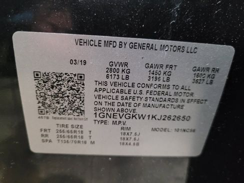 Used 2019 Chevrolet Traverse LT AWD/4WD image 33