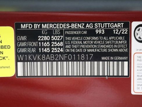 Used 2022 Mercedes-Benz SL 55 AMG 4MATIC image 36