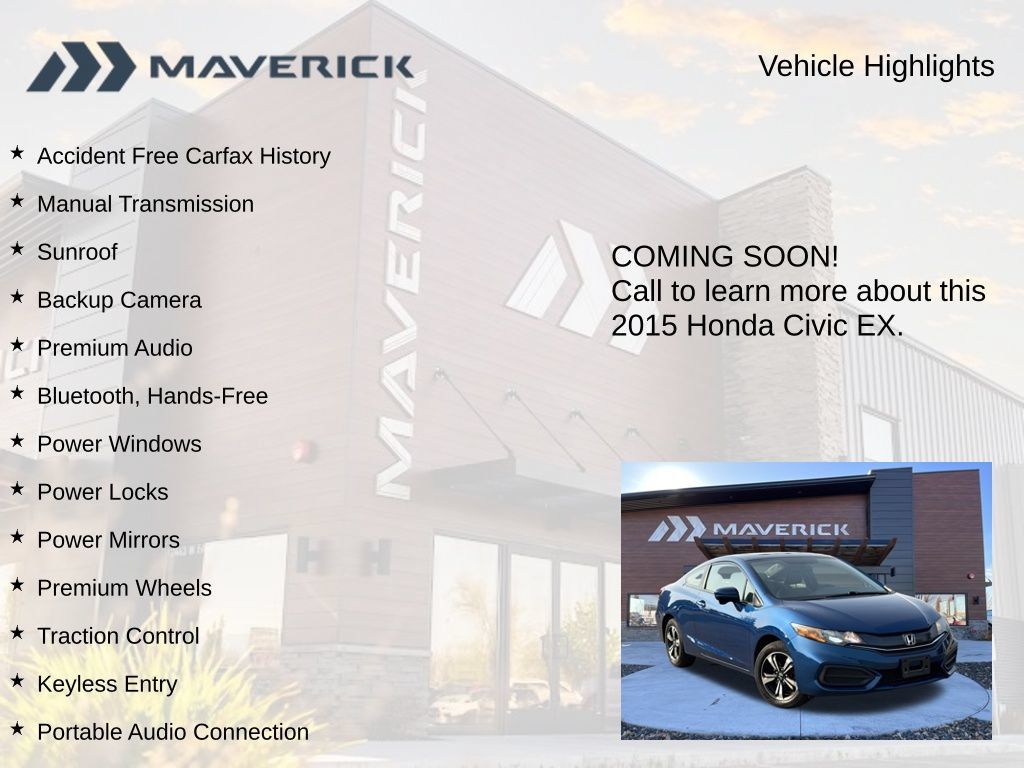 Used 2015 Honda Civic EX image 3