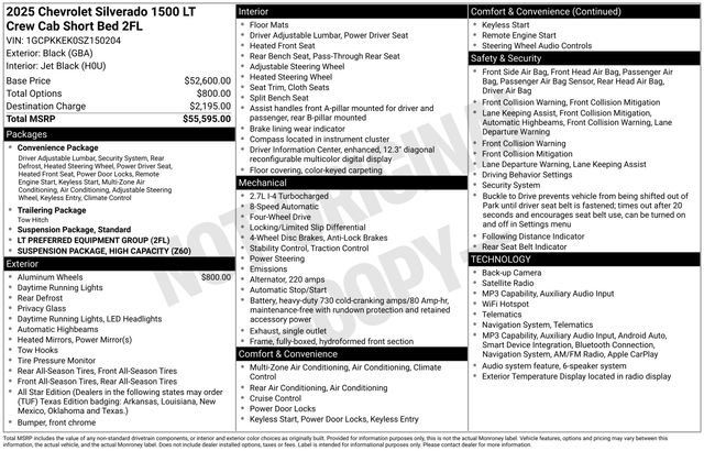 Used 2025 Chevrolet Silverado 1500 LT AWD/4WD image 20