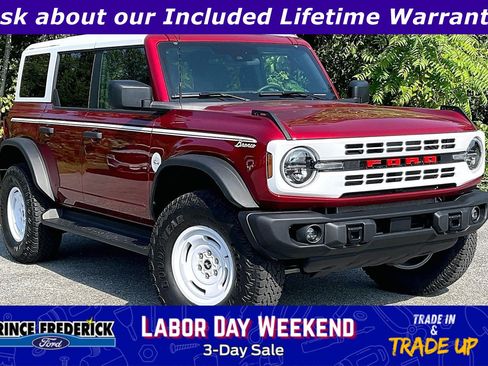 Certified 2026 Ford Bronco Heritage Edition AWD/4WD image 1