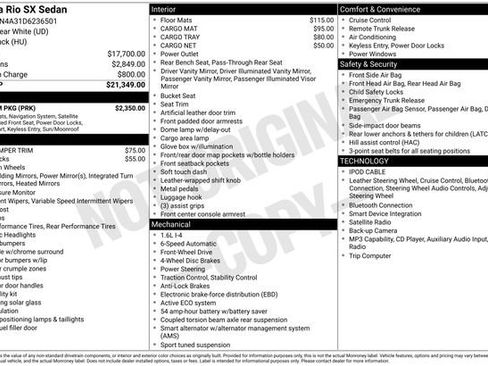Used 2013 Kia Rio SX w/ Premium Pkg FWD image 2