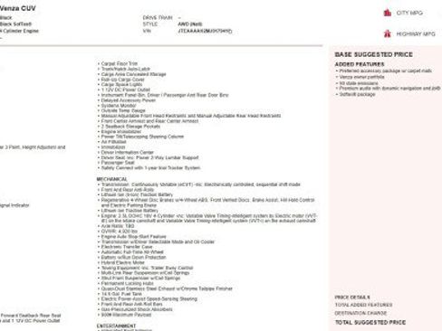 Used 2021 Toyota Venza XLE image 66