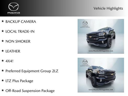 Used 2018 Chevrolet Silverado 1500 LTZ Z71 w/ LTZ Plus Package AWD/4WD image 2