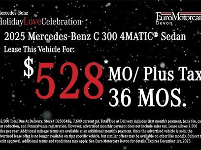 Certified 2025 Mercedes-Benz C 300 4MATIC Sedan