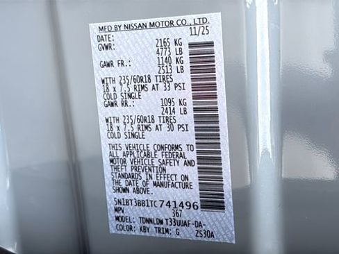 New 2026 Nissan Rogue SV w/ Cold Weather Package image 28