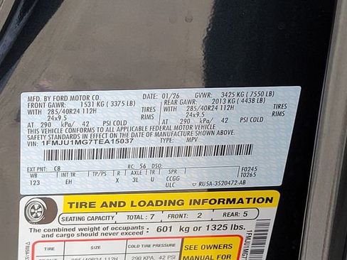 New 2026 Ford Expedition Platinum w/ Stealth Performance Package image 13