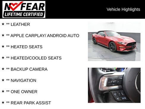 Used 2022 Ford Mustang GT Premium w/ Black Accent Package RWD image 2