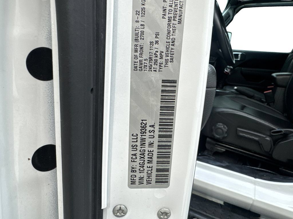 Used 2022 Jeep Wrangler Sport AWD/4WD image 82