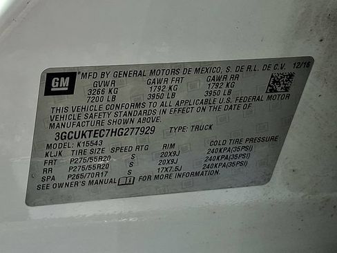 Used 2017 Chevrolet Silverado 1500 High Country AWD/4WD image 30