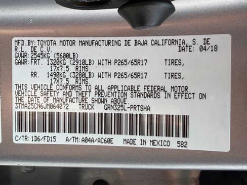 Used 2018 Toyota Tacoma TRD Sport RWD image 24