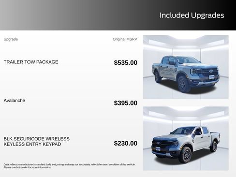 New 2026 Ford Ranger XLT w/ Trailer Tow Package AWD/4WD image 3
