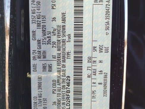 Used 2024 Ford F150 Platinum w/ Equipment Group 702A High image 30