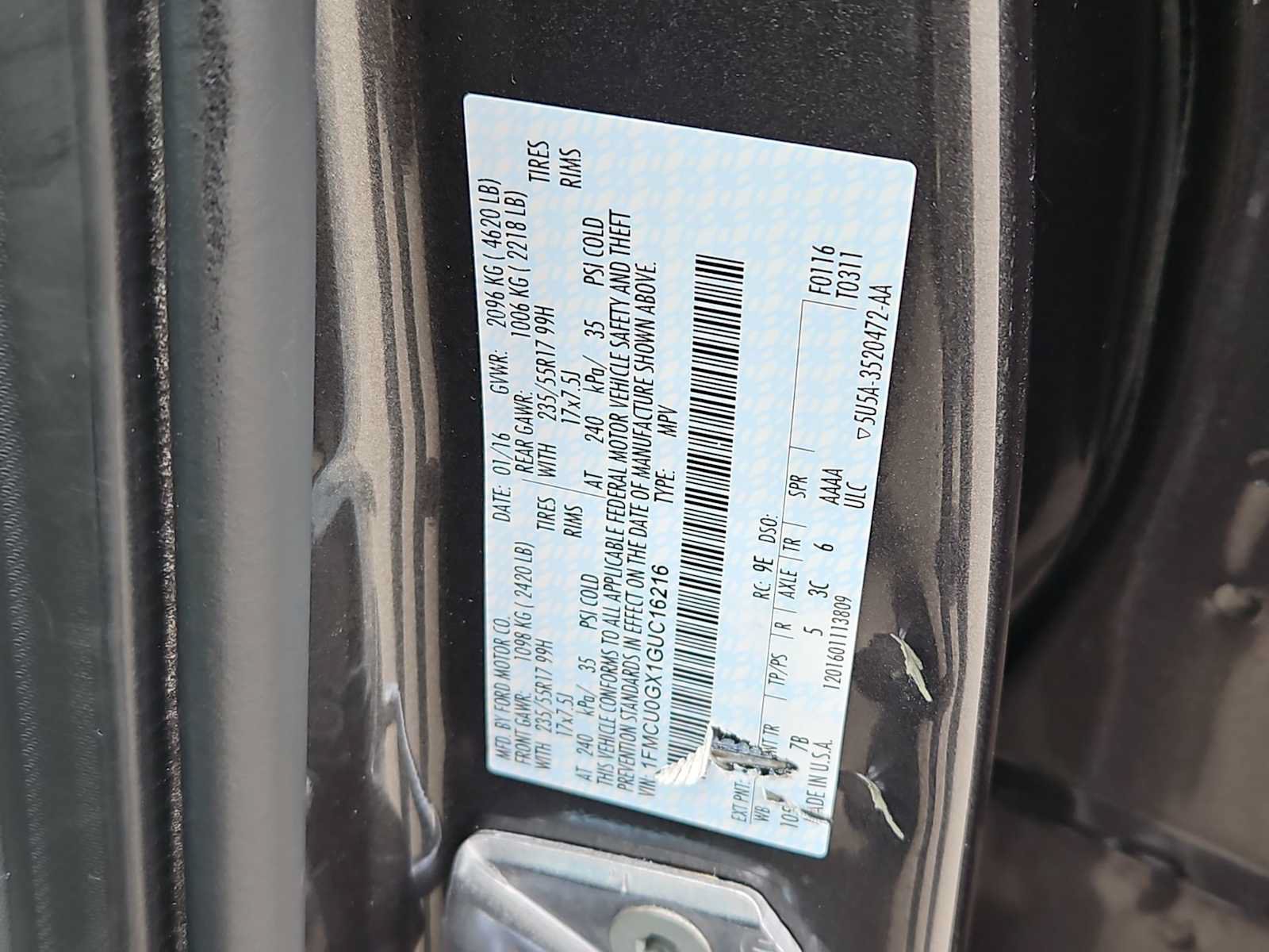 Used 2016 Ford Escape SE w/ Equipment Group 201A FWD image 33