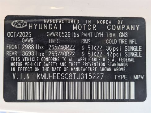 New 2026 Genesis GV80 3.5T Prestige image 24