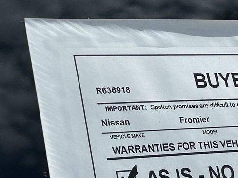 Certified 2025 Nissan Frontier SV w/ SV Convenience Package RWD image 36