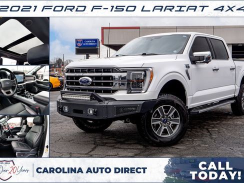 Used 2021 Ford F150 Lariat w/ Equipment Group 502A High image 1