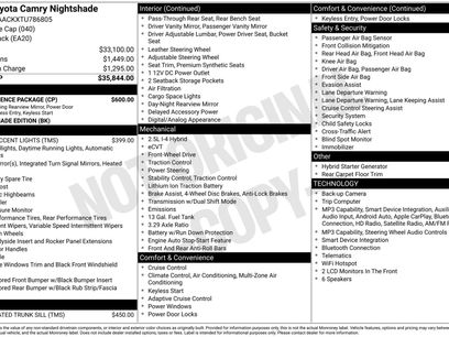New 2026 Toyota Camry Hybrid w/ Convenience Package